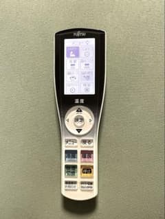 エアコン リモコン 富士通 FUJITSU AR-RGA3J 動作確認済 電池付 - メルカリ