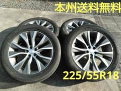 スバル　BR9レガシィ　アウトバック　18インチ純正アルミホイール&タイヤのサムネイル