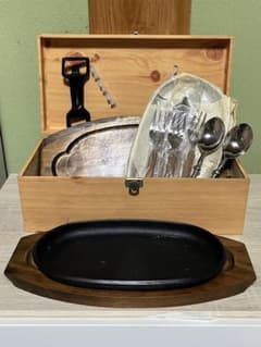 ヴィンテージ【南部盛栄堂】鉄板食器セット　3セット 内2セット新品未使用 ヴィンテージ【南部盛栄堂】鉄板食器セット 3セット 内2セット新品未