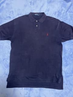 Polo by Ralph Lauren ネイビー コットンポロシャツ Mのサムネイル