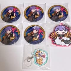 fate fgo パッションリップ 缶バッジ ラバスト キーホルダー セット