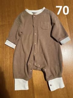 ブラウン ロンパース70のサムネイル