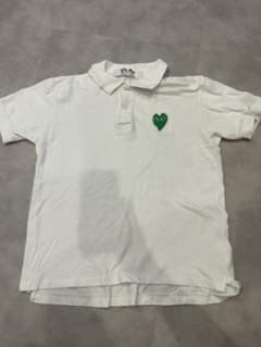 希少】PLAY COMME des GARCONS ポロシャツ ホワイト M - メルカリ
