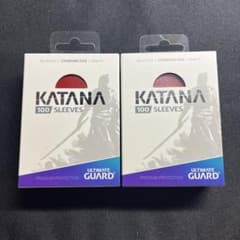 アルティメットガード Katana スリーブ 標準サイズ 100枚入 レッド2箱のサムネイル
