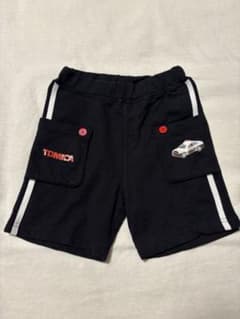 トミカ ハーフパンツ ブラック 働く車120のサムネイル