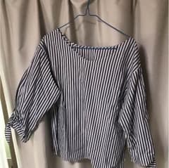 たれぱん様 専用☆  試着のみ！  GU ボーダートップス LLのサムネイル