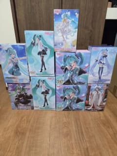初音ミク　プライズフィギュア 9体セットのサムネイル