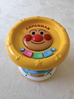 美品　アンパンマン メロディローラー 電池入り　ハイハイ　赤ちゃん　おもちゃのサムネイル