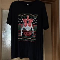 Stranger Things 데모 고르곤 T 셔츠 블랙