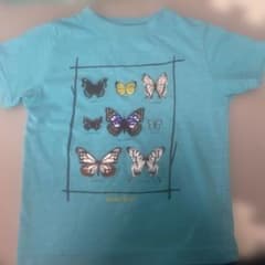 mont-bell 蝶プリント Tシャツ 100のサムネイル