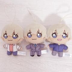 安室透 ぬいぐるみ モアプラスマスコット ゼロの日常 3点セット コンプリートのサムネイル