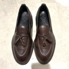WH ダブルエイチ WHS-0503 タッセルローファー 7 茶 本革 日本製 WH ダブルエイチ WHS-0503 タッセルローファー 7 茶 本革 日本製