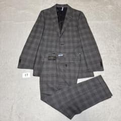 17 極美品 春秋 ユニバーサルランゲージ カノニコ スーツ グレー M