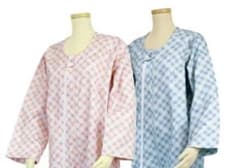 介護用つなぎ服  認知症パジャマ 2枚セット 花柄 中古 Sのサムネイル