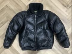 supreme Schott Jacket Black レザーダウンジャケット - メルカリ