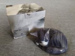レア)箱付き！】Royal Copenhagen 「眠り猫」 - メルカリ