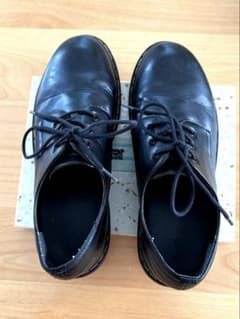 Lace-up shoes, black, size L