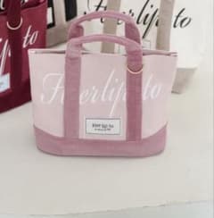 her Iip to トートバッグ ルミネ限定 ピンク ハーリップトゥ - メルカリ