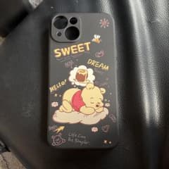 iPhone14ケース くまのプーさん ブラックのサムネイル
