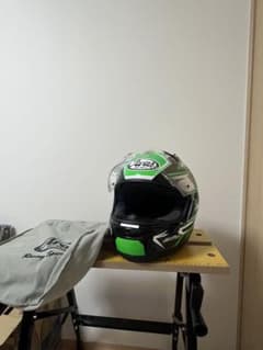 【Arai】フルフェイス RX-7X GHOST(緑黒)純正専用カバー付きのサムネイル