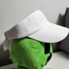 テイラーメイド リボン付サンバイザー白のサムネイル