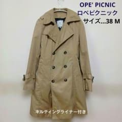 OPE 'PICNIC 더블 버튼 트렌치 코트 38M 라이너 포함