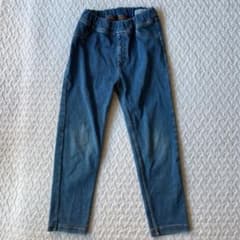 【古着好きショウタ様】無印良品　デニム ジーンズ ストレッチパンツ　110のサムネイル