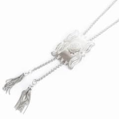 TOGA トーガ　モチーフループタイ ネックレス　シルバー　loop tieのサムネイル