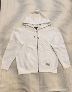 Eddie Bauer ホワイト フード付きパーカー PXSのサムネイル