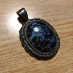 SAAD ピーターサイト シルバー925 ストーン 石 トップ ペンダント