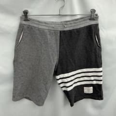 THOM BROWNE クラシック ループバック 4BAR ハーフパンツ 紐欠品 THOM BROWNE クラシック ループバック 4BAR ハーフパンツ 紐欠品