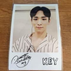 shinee キー サイン入りブロマイドのサムネイル