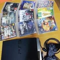 プレステ3 PS3 本体 コントローラー ソフト24本 +おまけのサムネイル