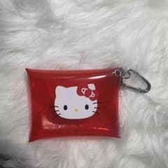 Hello Kitty クリアポーチ カラビナ付き キティちゃんのサムネイル