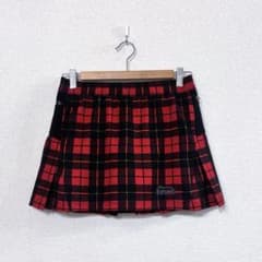 ranor TARTAN CHECK PLEATS SKIRT RED Sサイズ - メルカリ
