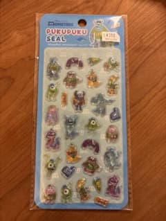 【即日発送ok】国内正規品　ぷくぷくシール　モンスターズインクのサムネイル