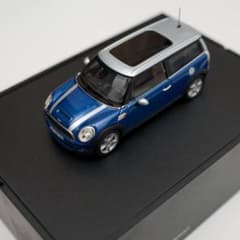 【特注】ミニクーパー　クラブマン 1/43 ミニカー ブルー 特注】ミニクーパー クラブマン 1/43 ミニカー ブルー - メルカリ