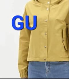 GUマウンテンパーカ　イエロー Lのサムネイル