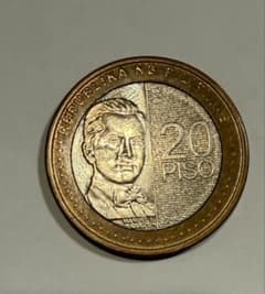 フィリピン20ペソ 硬貨 バイメタルコイン - メルカリ