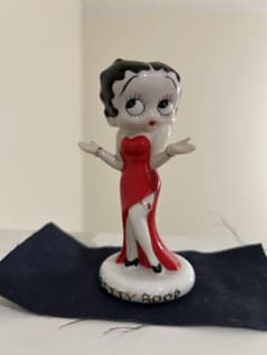 【激レア】ベティ・ブープ 陶器フィギュア 1989年製　サンリオコラボ 激レア】ベティ・ブープ 陶器フィギュア 1989年製 サンリオコラボ