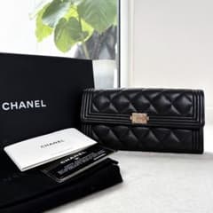 未使用級 CHANEL ボーイシャネル 29番 長財布 ウォレット