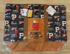 PEANUTS 大容量保冷保温トートバッグブラックのサムネイル