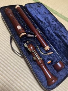 YAMAHA YRB-42 バスリコーダー　ヤマハ　木製　管楽器のサムネイル