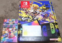 美品★SDカード+マリカ8DXセット★Switch 有機EL スプラトゥーン3