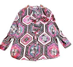 美品】EMILIO PUCCI エミリオプッチ シルク100% フリル 40 - メルカリ