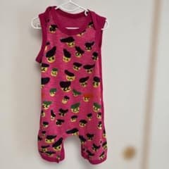 ベビー ロンパース 90サイズ ピンク 総柄のサムネイル