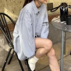 CIAOPANIC TYPY ルーズシルエットチェックシャツのサムネイル