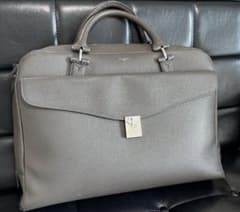 PELLE MORBIDA 9B013-ブリーフバッグ チャコールグレー - メルカリ