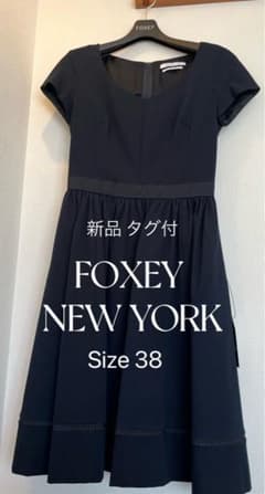【新品】 フォクシー ニューヨーク ネイビー ワンピース 38のサムネイル