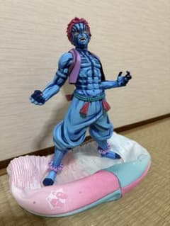 鬼滅の刃 猗窩座 フィギュア 一番くじ リペイント 狛治 義勇 二次元